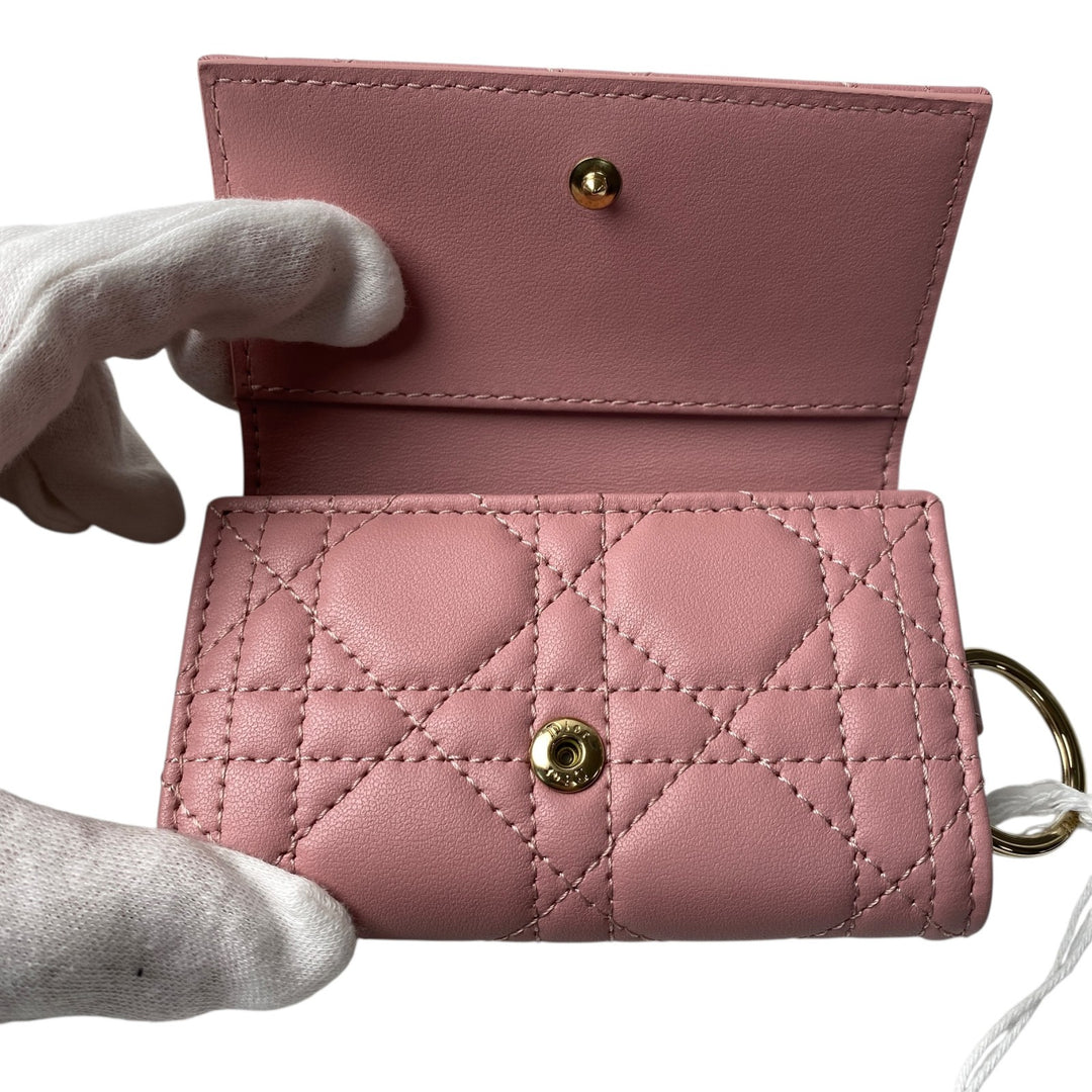 未使用 タグ付き ディオール DIOR レディース カナージュ 4連 キーケース キーリング S09830NMJ_M413/44-MA-0273