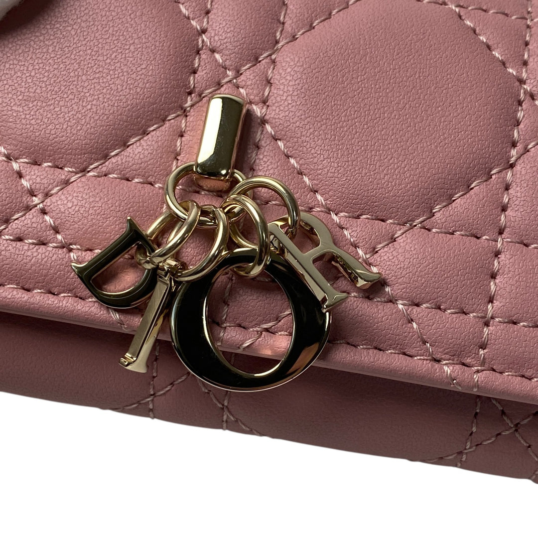 未使用 タグ付き ディオール DIOR レディース カナージュ 4連 キーケース キーリング S09830NMJ_M413/44-MA-0273