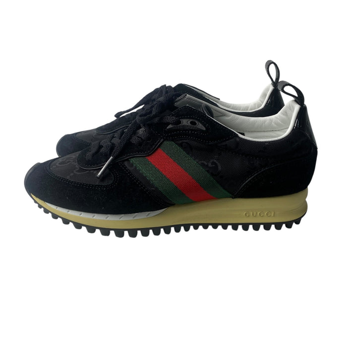 未使用 グッチ GUCCI レディース シェリーライン スニーカー #35