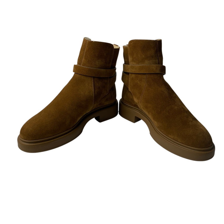 未使用 エルメス HERMES レディース ケリー ショートブーツ スエード #35