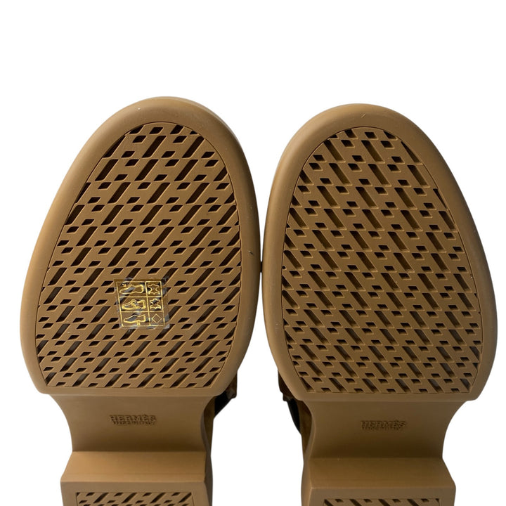 未使用 エルメス HERMES レディース ケリー ショートブーツ スエード #35