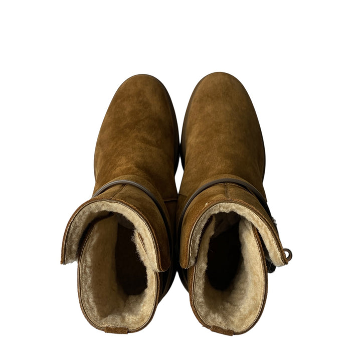 未使用 エルメス HERMES レディース ケリー ショートブーツ スエード #35