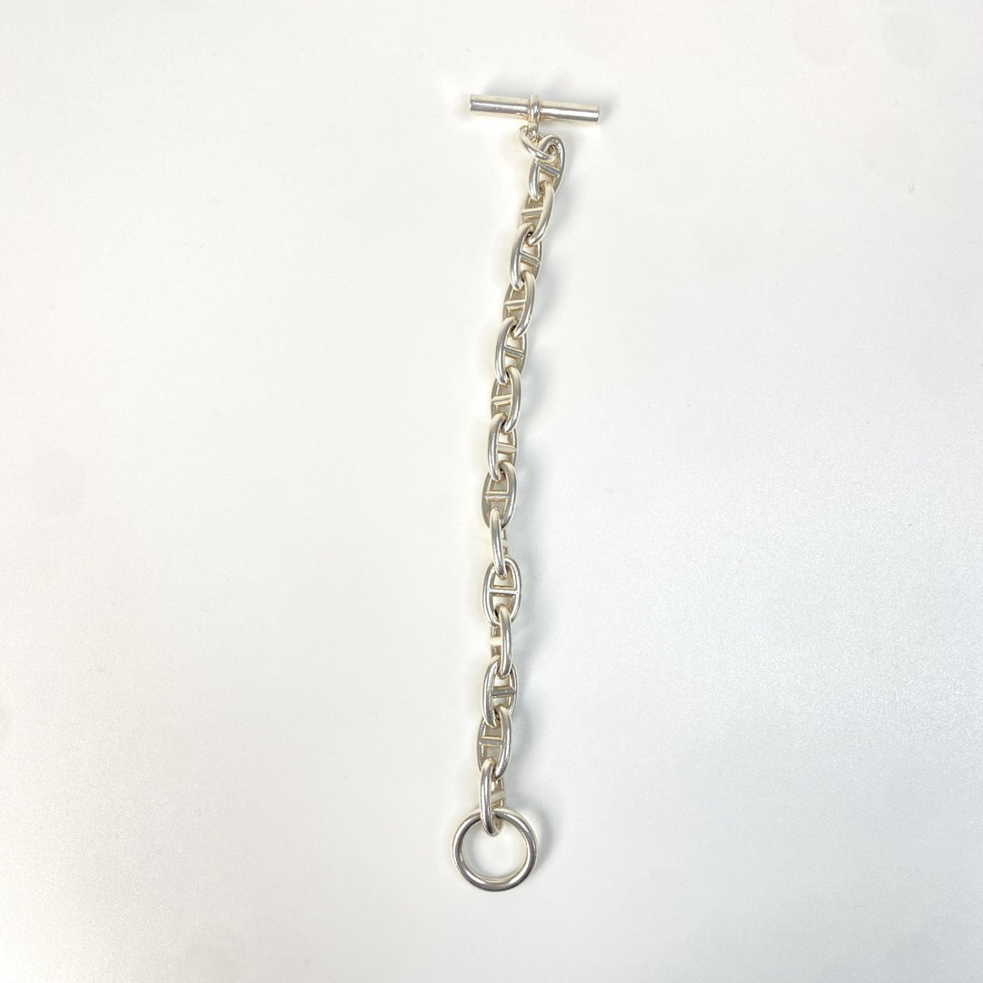 エルメス HERMES レディース シェーヌダンクル GM 14コマ ブレスレット シルバー