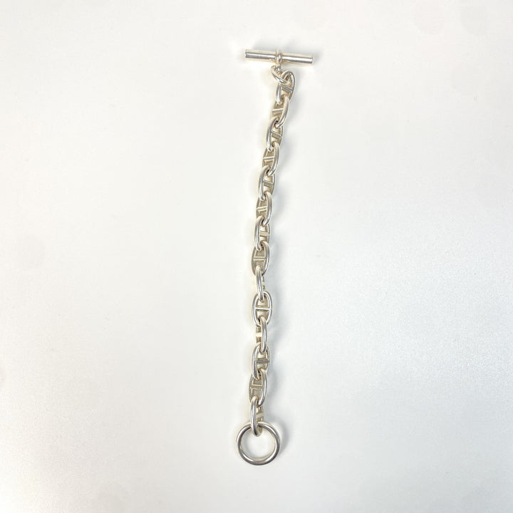 エルメス HERMES レディース シェーヌダンクル GM 14コマ ブレスレット シルバー