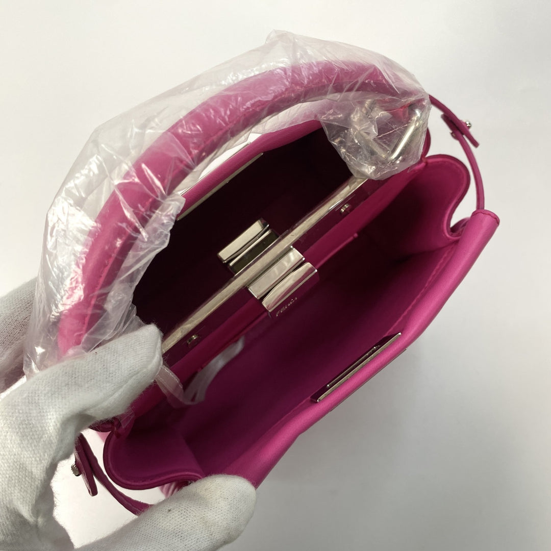 [大幅値下げ]新品同様 フェンディ FENDI レディース ミニ ピーカブー 8BN244 ショルダーバッグ ハンドバッグ 斜めがけ クロスボディ