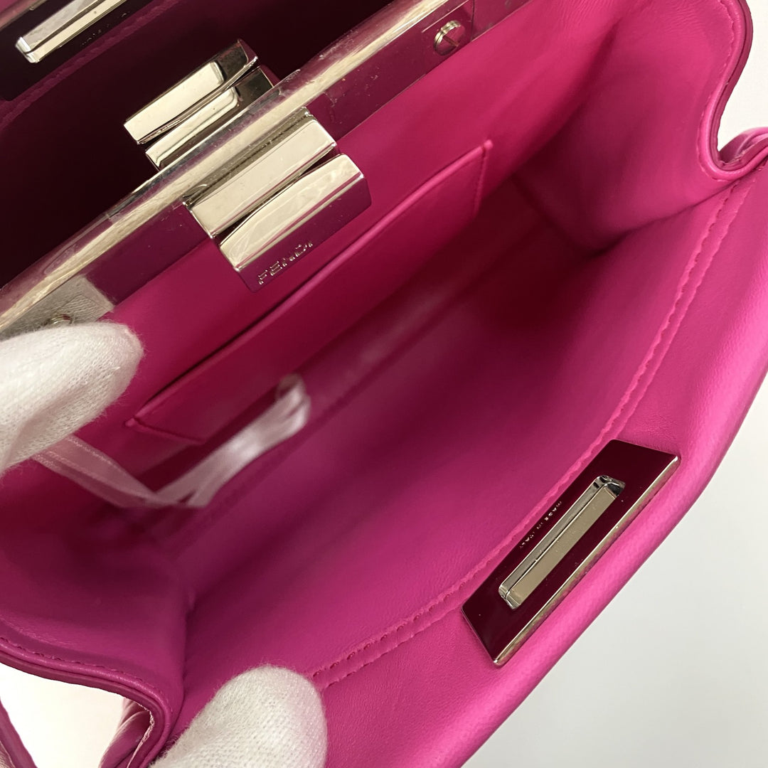 [大幅値下げ]新品同様 フェンディ FENDI レディース ミニ ピーカブー 8BN244 ショルダーバッグ ハンドバッグ 斜めがけ クロスボディ