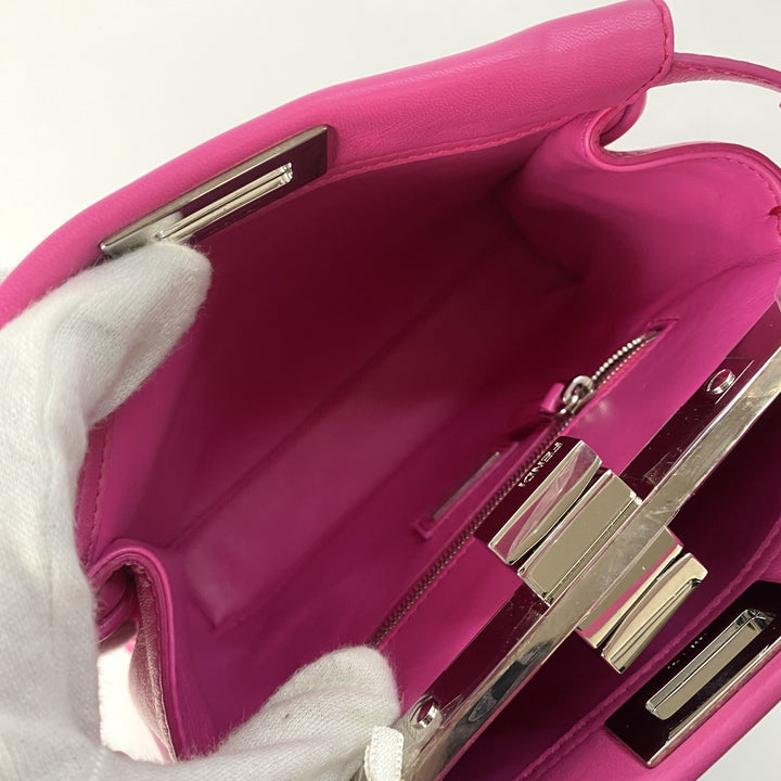 [大幅値下げ]新品同様 フェンディ FENDI レディース ミニ ピーカブー 8BN244 ショルダーバッグ ハンドバッグ 斜めがけ クロスボディ