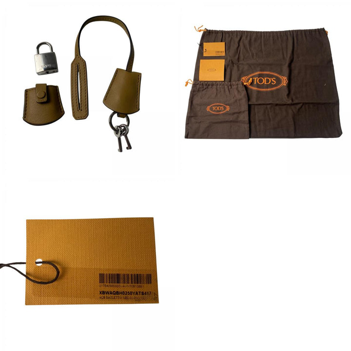 トッズ TOD's レディース ダルセナ レザー ハンドバッグ ミニハンドバッグ