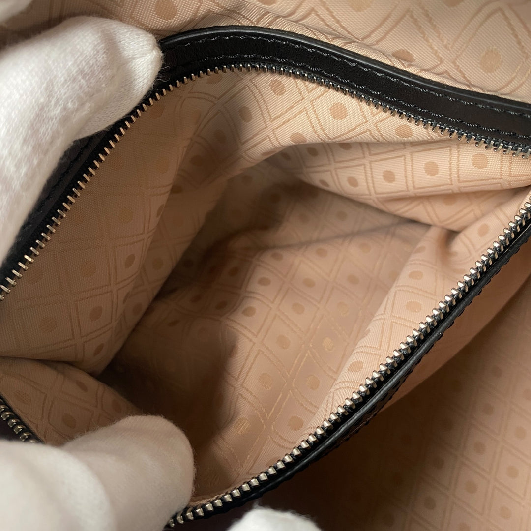 トッズ TOD's レディース Dスタイリング ブラック レザー 2way ショルダーバッグ ハンドバッグ 斜めがけ クロスボディ