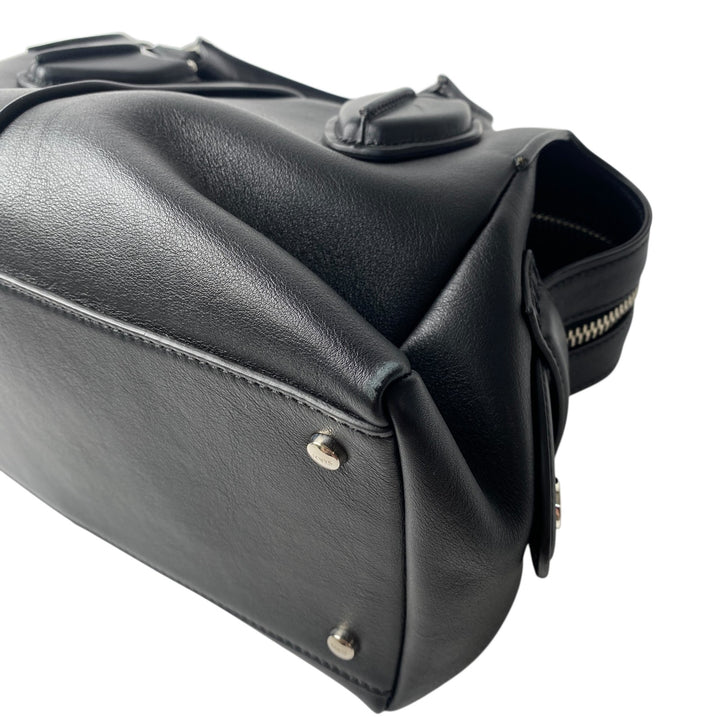 トッズ TOD's レディース Dスタイリング ブラック レザー 2way ショルダーバッグ ハンドバッグ 斜めがけ クロスボディ