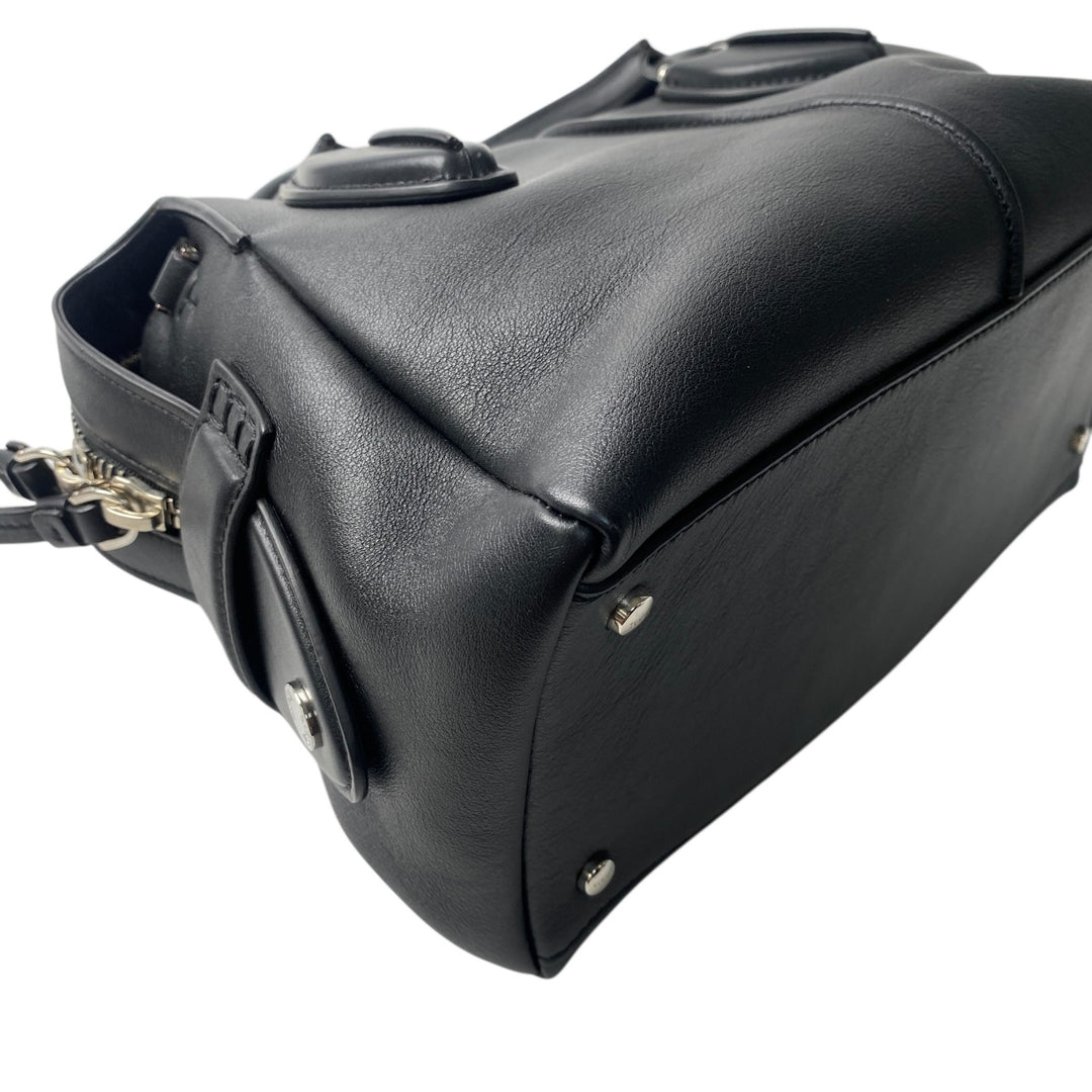トッズ TOD's レディース Dスタイリング ブラック レザー 2way ショルダーバッグ ハンドバッグ 斜めがけ クロスボディ
