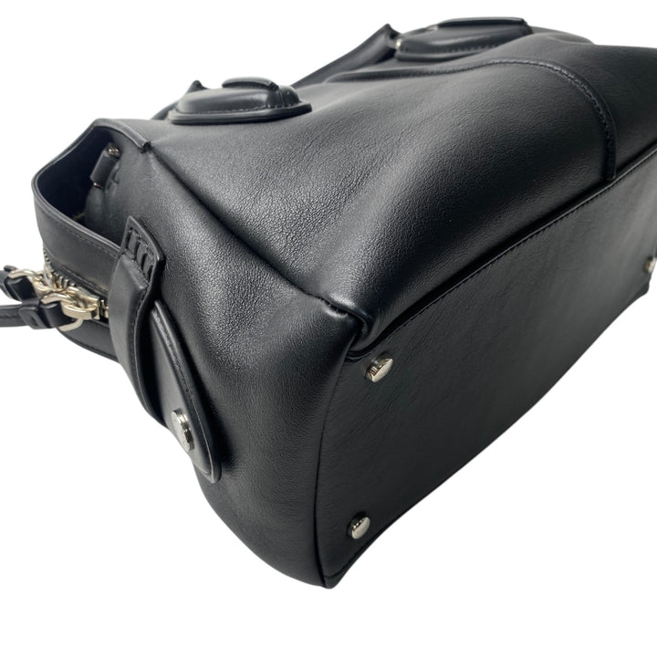 トッズ TOD's レディース Dスタイリング ブラック レザー 2way ショルダーバッグ ハンドバッグ 斜めがけ クロスボディ