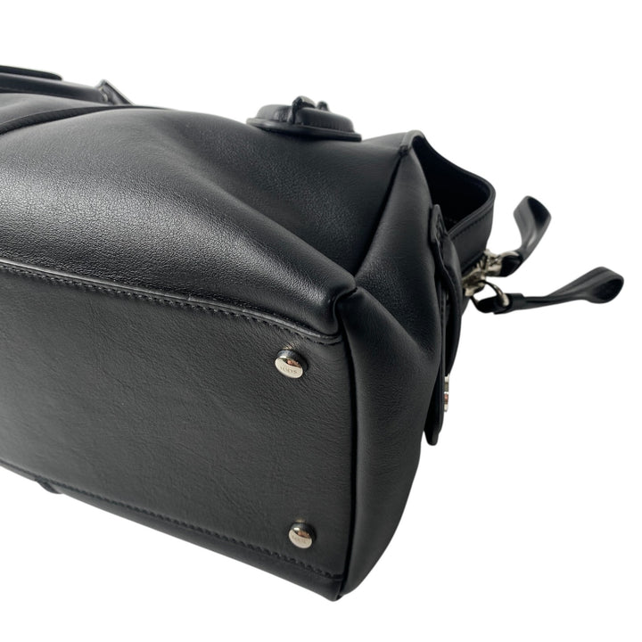 トッズ TOD's レディース Dスタイリング ブラック レザー 2way ショルダーバッグ ハンドバッグ 斜めがけ クロスボディ