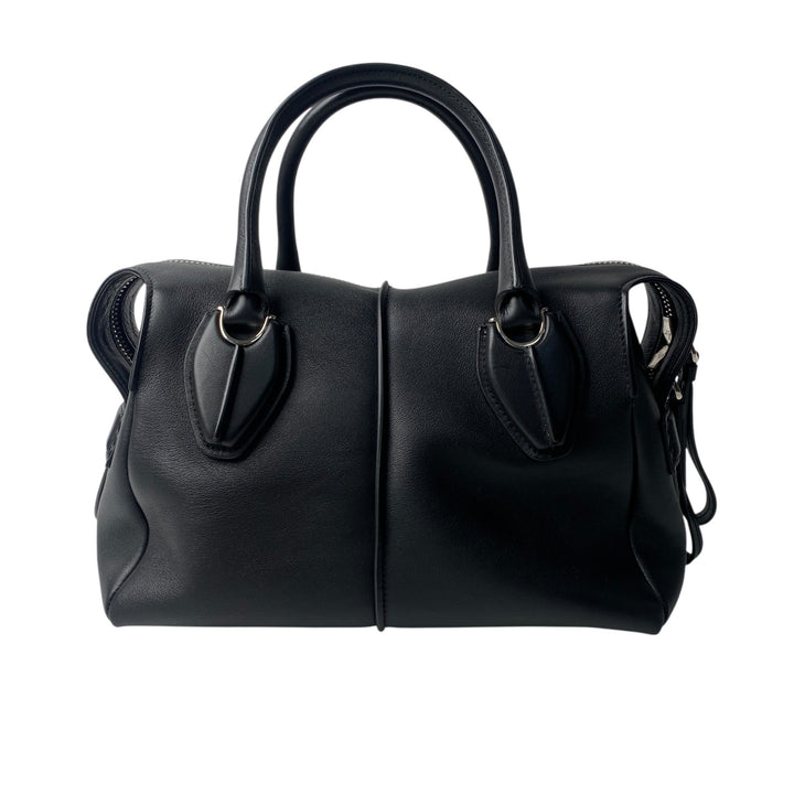 トッズ TOD's レディース Dスタイリング ブラック レザー 2way ショルダーバッグ ハンドバッグ 斜めがけ クロスボディ