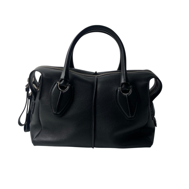 トッズ TOD's レディース Dスタイリング ブラック レザー 2way ショルダーバッグ ハンドバッグ 斜めがけ クロスボディ