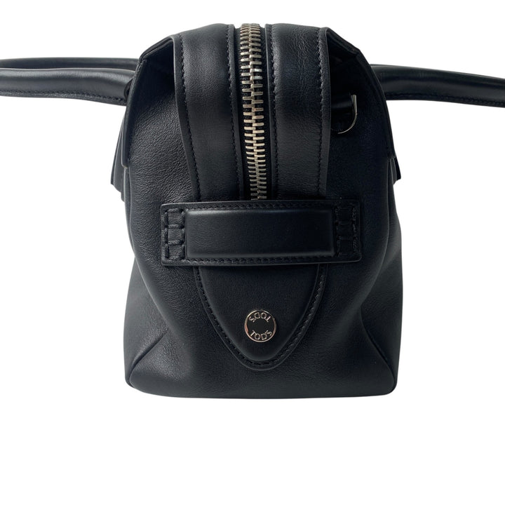 トッズ TOD's レディース Dスタイリング ブラック レザー 2way ショルダーバッグ ハンドバッグ 斜めがけ クロスボディ