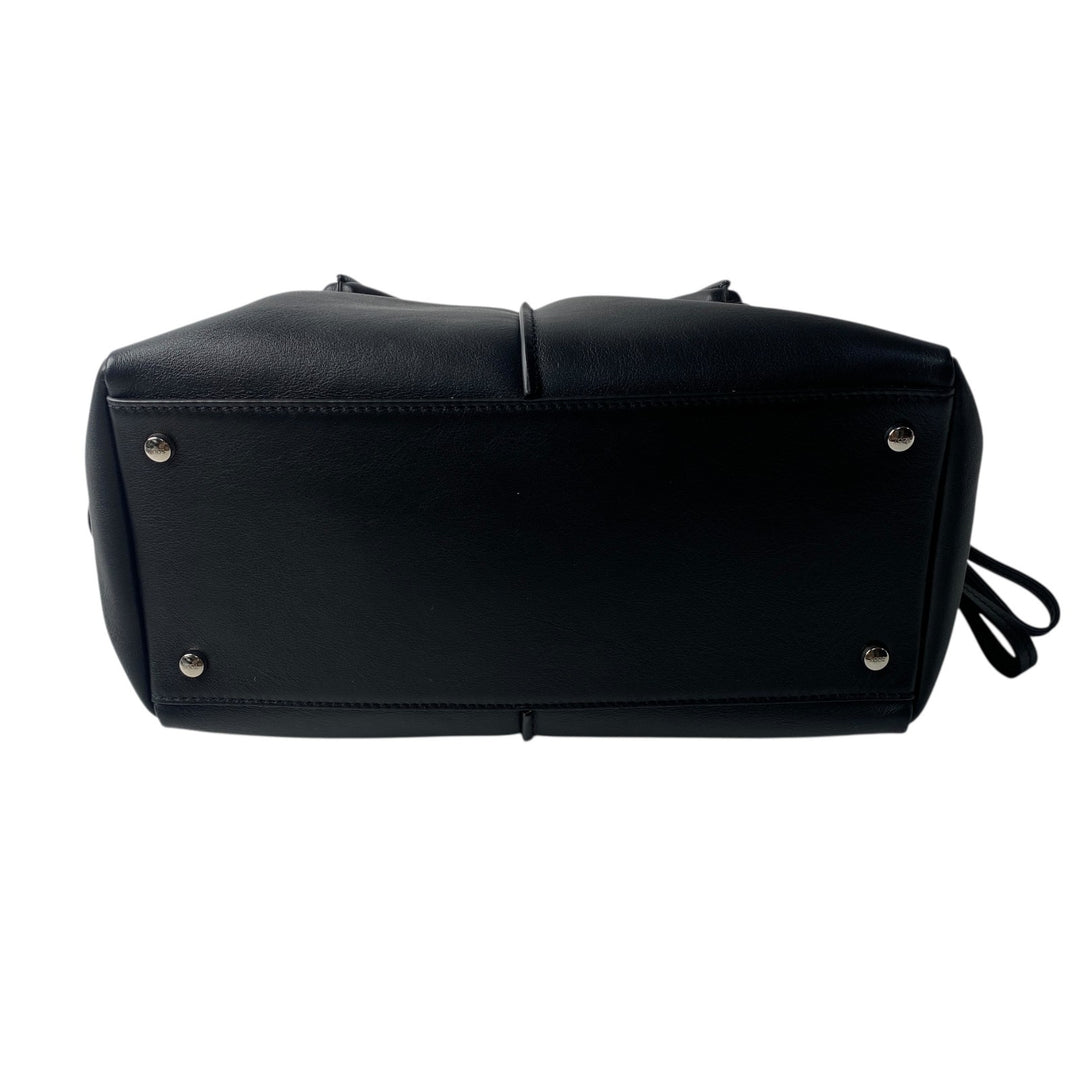 トッズ TOD's レディース Dスタイリング ブラック レザー 2way ショルダーバッグ ハンドバッグ 斜めがけ クロスボディ