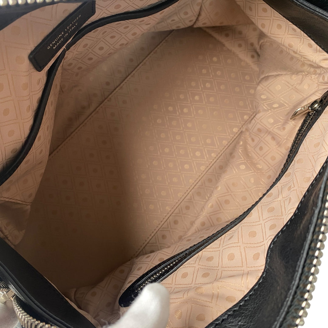 トッズ TOD's レディース Dスタイリング ブラック レザー 2way ショルダーバッグ ハンドバッグ 斜めがけ クロスボディ