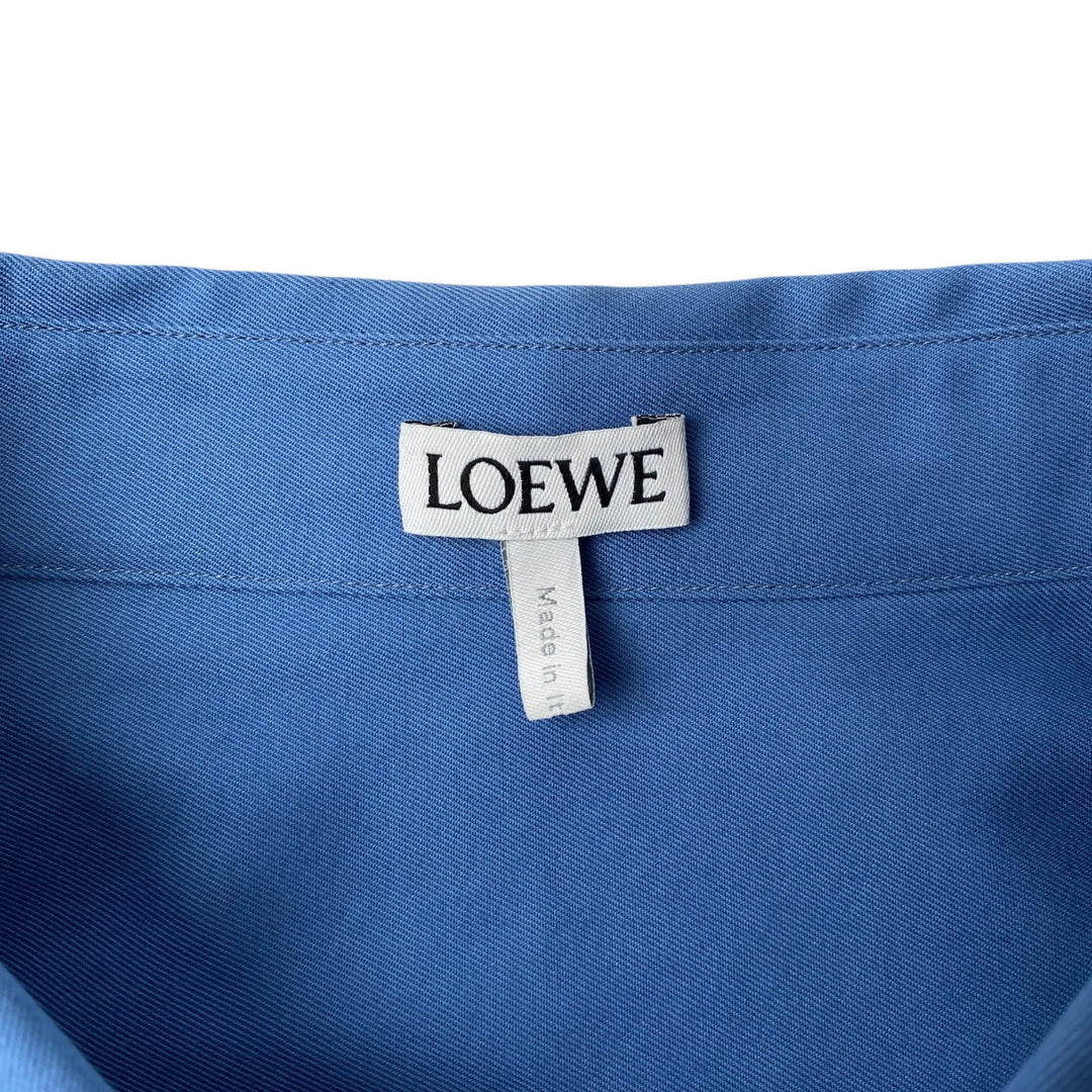 新品同様 ロエベ LOEWE ポケットロゴ シャツ H526Y05X4625SS メンズ