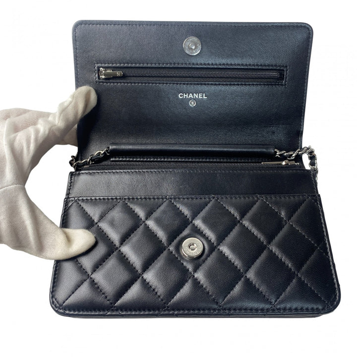 美品 シャネル CHANEL レディース マトラッセ チェーンショルダーウォレットランダム 斜めがけ クロスボディ