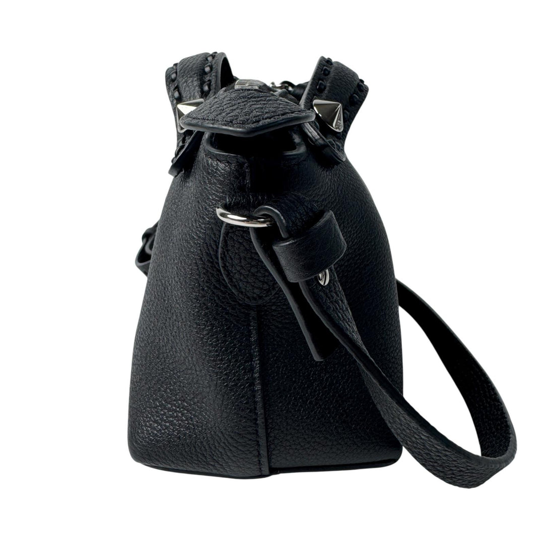 美品 フェンディ FENDI バイザウェイ セレリア ミニ ブラック 2way ハンドバッグ ショルダーバッグ 斜めがけ クロスボディ レディース