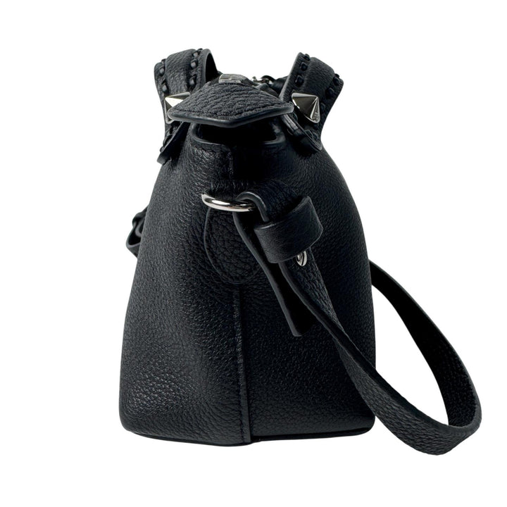美品 フェンディ FENDI バイザウェイ セレリア ミニ ブラック 2way ハンドバッグ ショルダーバッグ 斜めがけ クロスボディ レディース