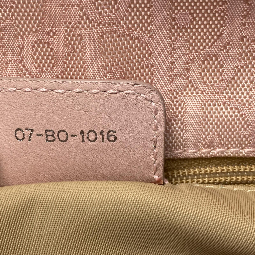 ディオール DIOR ラブリー トロッター トートバッグ ハンドバッグ ピンク レディース