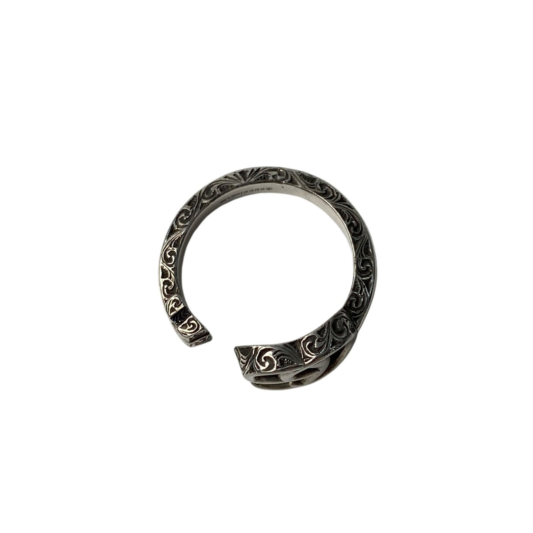 グッチ GUCCI GGマーモント アラベスク リング 大きめ #18 箱付き メンズ ユニセックス