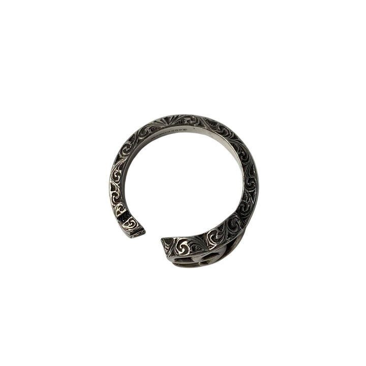 グッチ GUCCI GGマーモント アラベスク リング 大きめ #18 箱付き メンズ ユニセックス