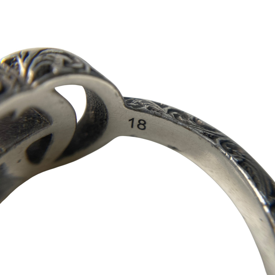 グッチ GUCCI GGマーモント アラベスク リング 大きめ #18 箱付き メンズ ユニセックス