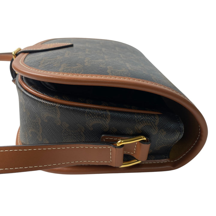 未使用 セリーヌ CELIN ミディアム フォルコ トリオンフ ショルダーバッグ　レディース