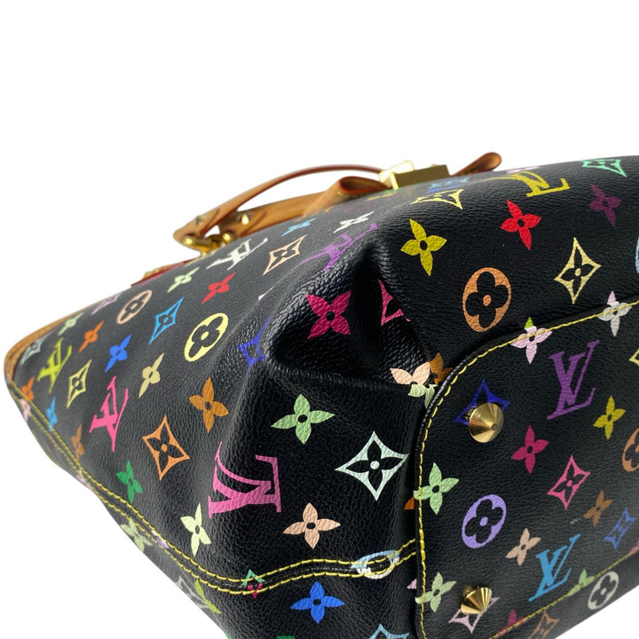 ルイヴィトン LOUIS VUITTON モノグラム マルチカラー アニーGM トートバッグ M40307 SR1111