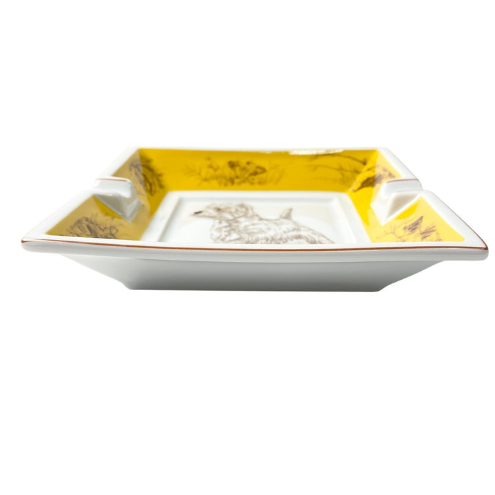 エルメス HERMES アッシュトレイ 灰皿 犬 スコティッシュテリア