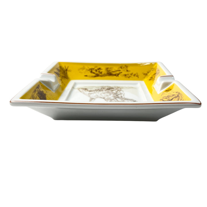 エルメス HERMES アッシュトレイ 灰皿 犬 スコティッシュテリア