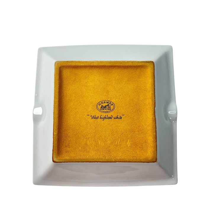 エルメス HERMES アッシュトレイ 灰皿 犬 スコティッシュテリア