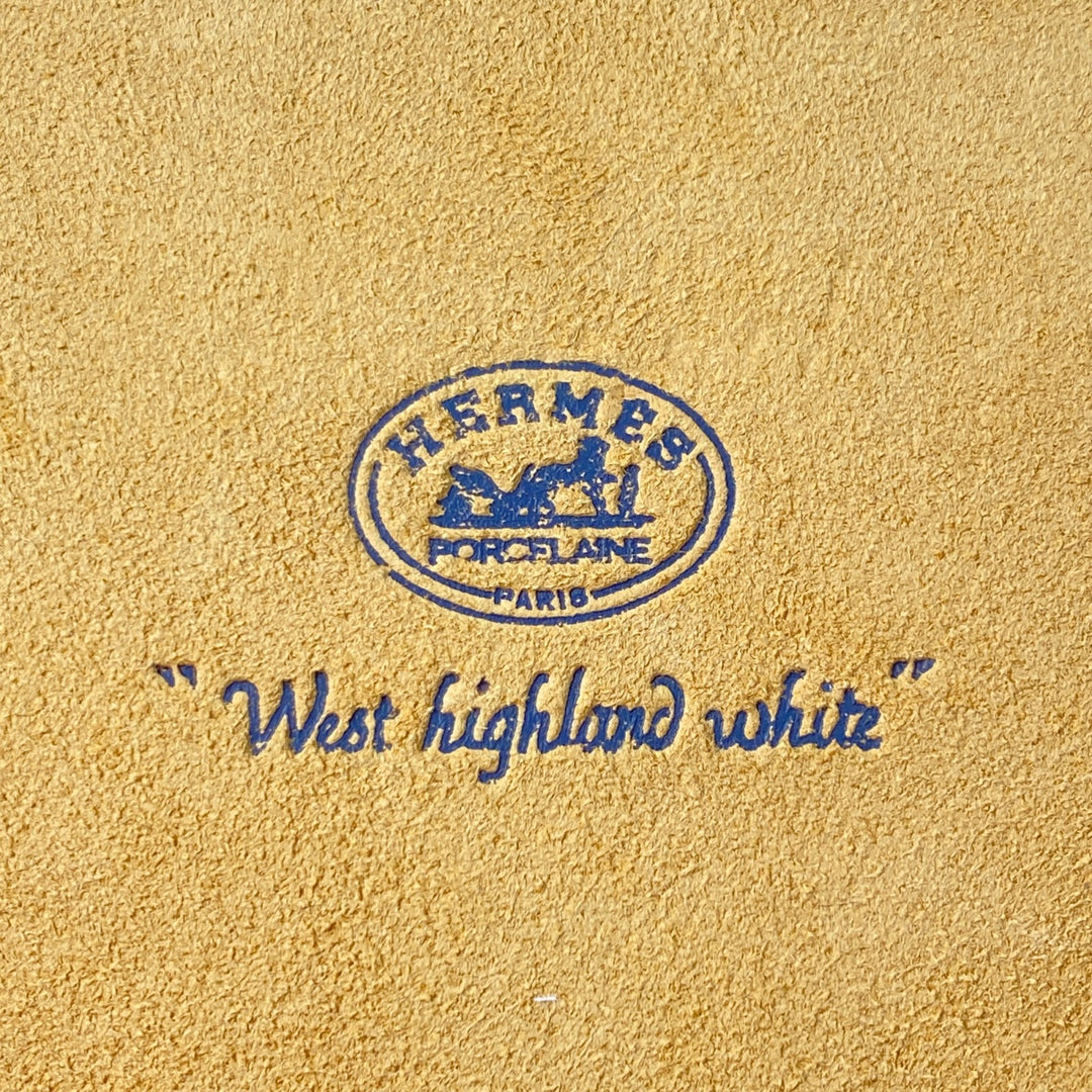 エルメス HERMES アッシュトレイ 灰皿 犬 スコティッシュテリア