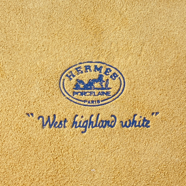 エルメス HERMES アッシュトレイ 灰皿 犬 スコティッシュテリア