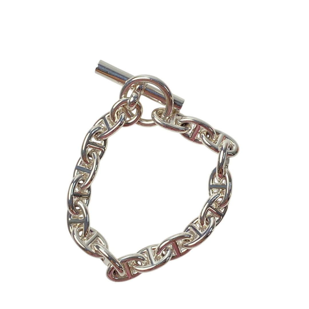 未使用 エルメス HERMES レディース シェーヌダンクル PM 17コマ ブレスレット