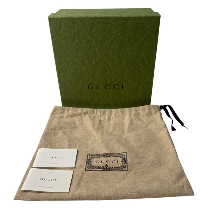 グッチ GUCCI ペット ハーネス 犬用 692963 ブラック ゴールド金具 M