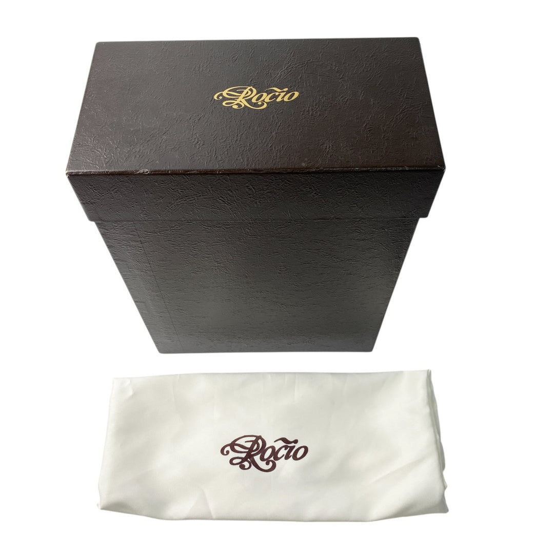 美品 ロシオ ROCIO レディース ハンドバッグ ウッド CocoHandbag