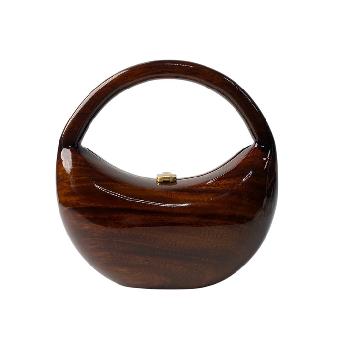 美品 ロシオ ROCIO レディース ハンドバッグ ウッド CocoHandbag