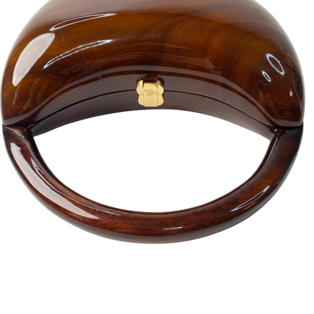 美品 ロシオ ROCIO レディース ハンドバッグ ウッド CocoHandbag