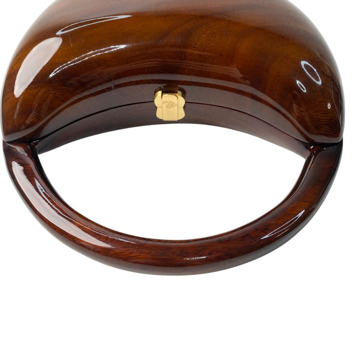 美品 ロシオ ROCIO レディース ハンドバッグ ウッド CocoHandbag