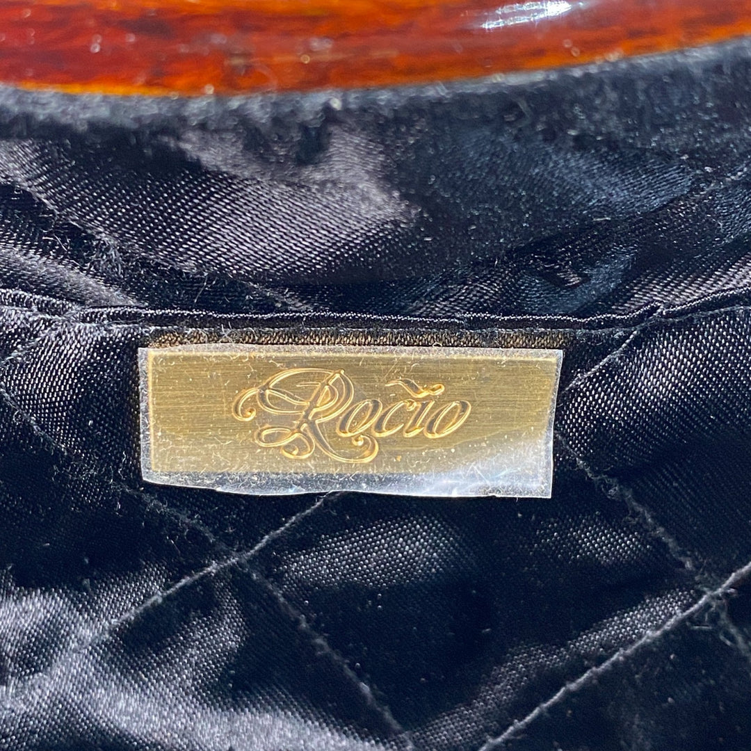 美品 ロシオ ROCIO レディース ハンドバッグ ウッド CocoHandbag