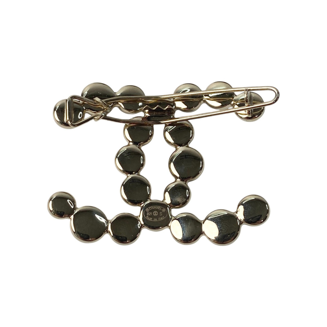 新品同様 シャネル CHANEL レディース ココマーク ヘアクリップ ヘアピン 髪留め B21S