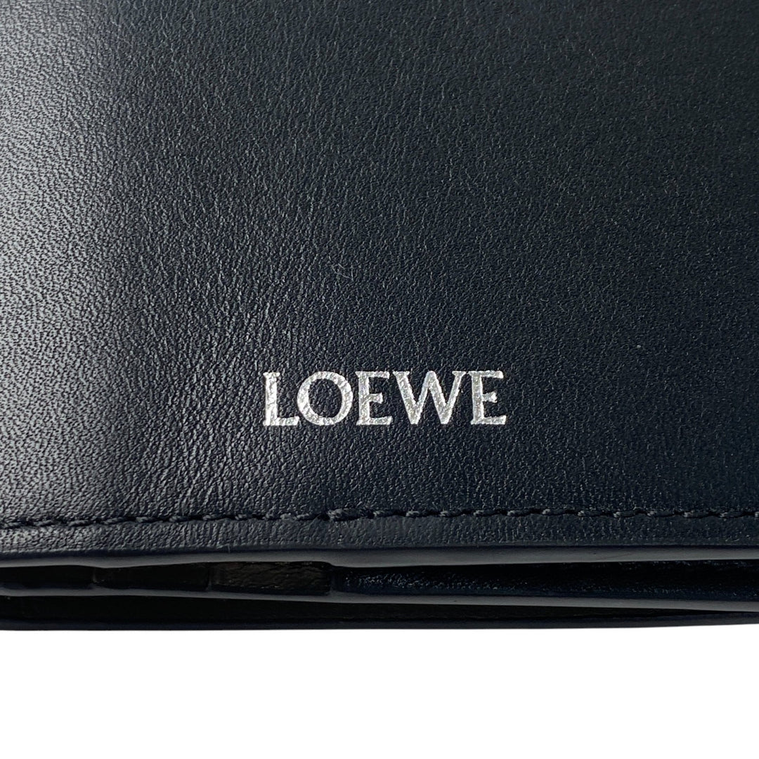 美品 ロエベ LOEWE メンズ ロングウォレット 長財布　ブラック　黒