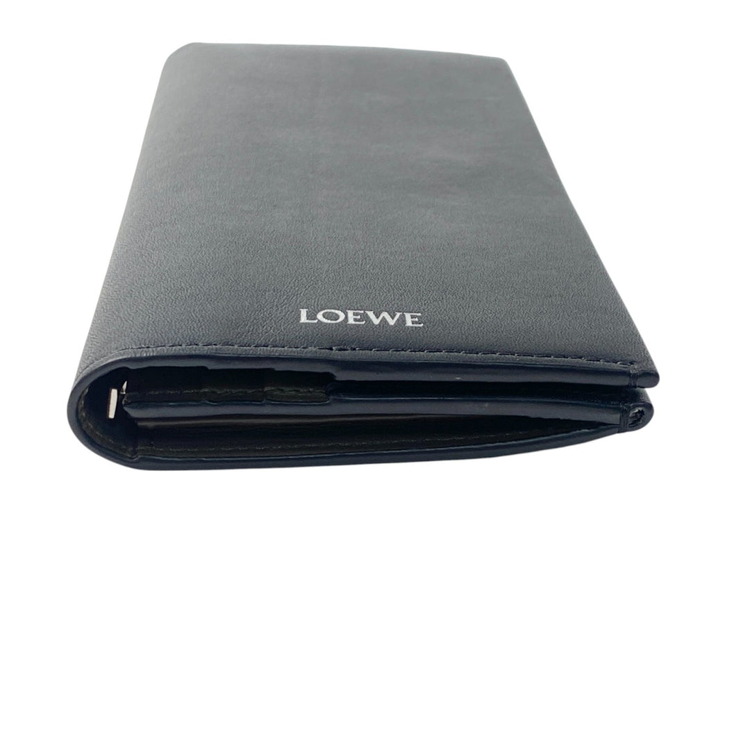 美品 ロエベ LOEWE メンズ ロングウォレット 長財布　ブラック　黒