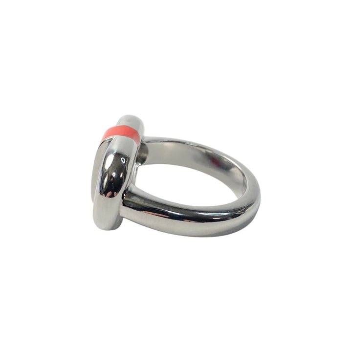 美品 現行 エルメス HERMES レディース マイヨン リング ステンレス T50 約12号