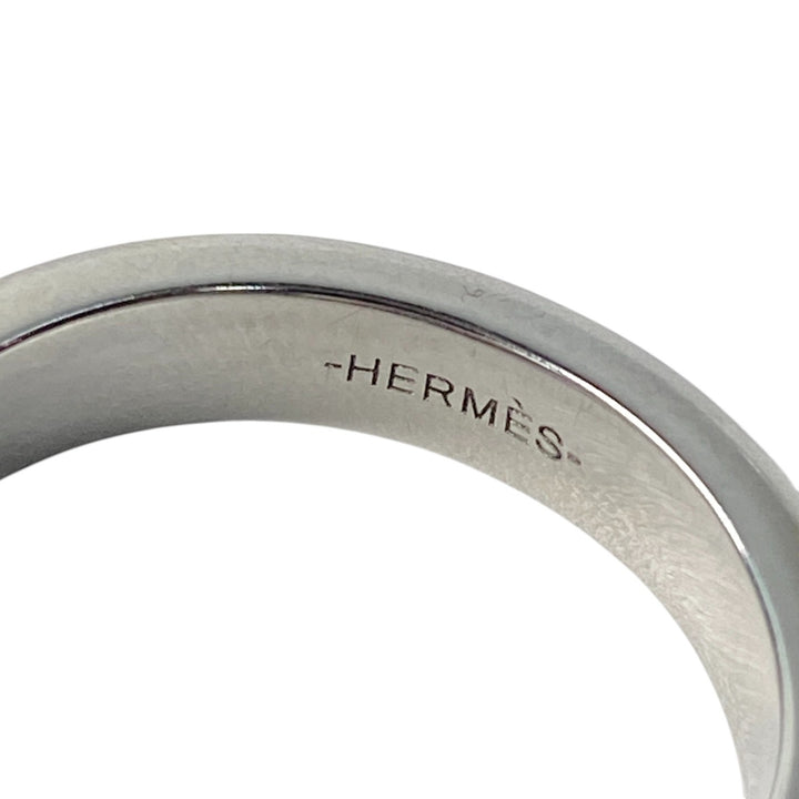 美品 現行 エルメス HERMES レディース マイヨン リング ステンレス T50 約12号