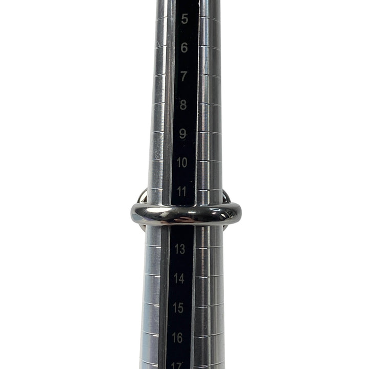 美品 現行 エルメス HERMES レディース マイヨン リング ステンレス T50 約12号